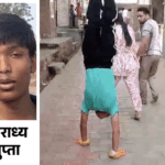 हाथों से चलकर बरसाना की परिक्रमा कर रहा बच्चा:2 दिन में पूरी की 5 किमी की दूरी, बोला- 5 साल से प्रैक्टिस कर रहा था