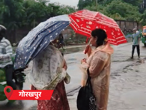 लखनऊ-अयोध्या समेत 10 शहरों में आंधी-बारिश, 46 में अलर्ट:16 दिन से यूपी बॉर्डर पर अटका मानसून, 24 घंटे में एंट्री के आसार