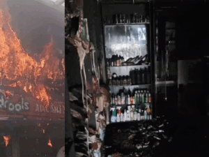 लखनऊ अग्निकांड- जहां 15 लाशें मिलीं, वहां पहुंचे भास्कर रिपोर्टर:दो मंजिला बिल्डिंग में खिड़की-एग्जॉस्ट तक नहीं; दरवाजा डबल लॉक था