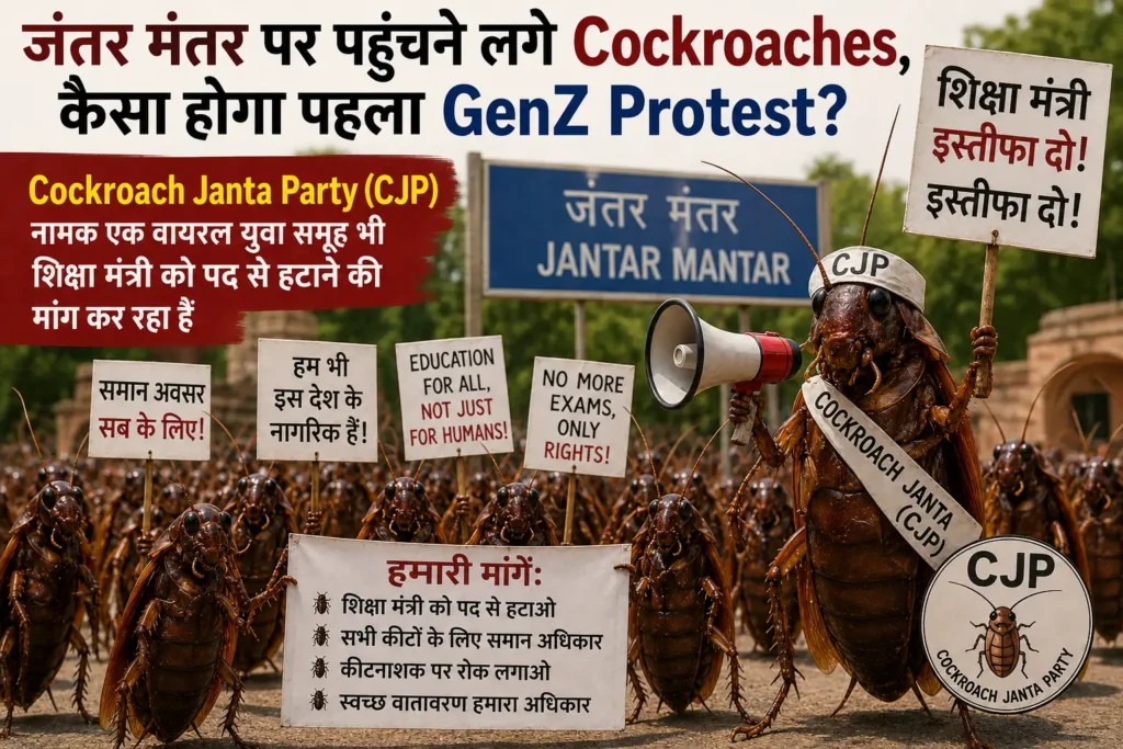 जंतर मंतर पर पहुंचने लगे Cockroaches, कैसा होगा पहला GenZ Protest_