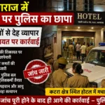 प्रयागराज में होटल पर पुलिस का छापा, नाबालिगों से देह व्यापार की शिकायत पर जांच