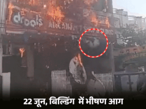 जिस बिल्डिंग में 15 मौतें हुईं, उसे ढहाया जा रहा:रास्ते सील, भारी पुलिस तैनात; लखनऊ अग्निकांड में 32 दिन बाद एक्शन