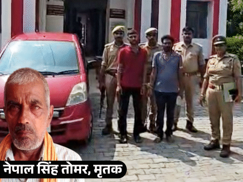 झांसी में प्रॉपर्टी के लिए मामा को जिंदा जलाया:दो दिन पहले कहा था- अपने घर जाओ, नहीं तो मार दूंगा; CCTV से खुली पोल