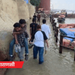 काशी में गंगा उफनाई, मणिकर्णिका घाट तक पहुंचा पानी:फर्रुखाबाद में 8 घर नदी में समाए, बिजनौर में हाईवे डूबा; 66 जिलों में अलर्ट