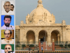 UP चुनाव में 5 राज्यों की 12 पार्टियां लड़ेंगी:ओवैसी, चंद्रशेखर और पल्लवी बिगाड़ेंगे समीकरण; क्या है छोटे दलों का 'सियासी गणित'