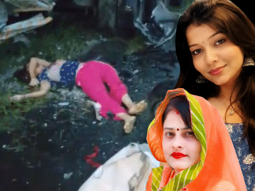 यूपी की 7 लाख फॉलोअर्स वाली यूट्यूबर की मौत:ट्रक में कार घुसी, मां ने भी दम तोड़ा; परिवार संग उज्जैन जा रही थी