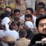 अतीक की कब्र बेटे उमर-अली ने पहली बार देखी:तीनों भाई सिर रखकर खूब रोए, भाई का जनाजा उठाया; बुआ से बोले- ये क्या हो गया