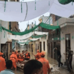 प्रयागराज में बारिश से 5 हजार घरों में भरा पानी:कई मकानों में 6 फीट तक पानी, लोग बोले- क्या खाएं, कहां जाएं