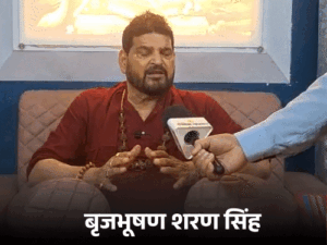 बृजभूषण बोले- प्रियंका को बरगलाया गया, तब मेरे खिलाफ उतरीं:आरोप सिर्फ गुड-बैड टच का था; संसद में जरूर लौटूंगा