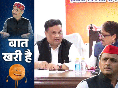 अखिलेश के योद्धा BJP को फायदा पहुंचा रहे:चीफ गेस्ट ने भड़काई मंत्री की आग, कड़क IPS रहे 'माननीय' ठंडे पड़े