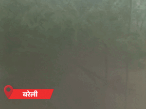 बरेली में आंधी-बारिश, कानपुर में पेड़-पोल उखड़े:संभल में सड़कें तालाब बनीं, लखीमपुर में मंदिरों में घुसा पानी, 66 जिलों में अलर्ट
