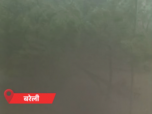 बरेली में आंधी-बारिश, कानपुर में पेड़-पोल उखड़े:संभल में सड़कें तालाब बनीं, लखीमपुर में मंदिरों में घुसा पानी, 66 जिलों में अलर्ट