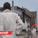 यूपी में नदियां उफान पर, मकान-पेड़ घाघरा में समाए:लखनऊ से सटे बाराबंकी में मस्जिद नदी में लटकी; 60 जिलों में बारिश का अलर्ट