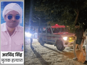 यूपी-आजमगढ़ में पत्नी-बेटे, दो पुजारियों को मारने वाले का एनकाउंटर:3 बच्चों को बंधक बनाया था, एक को गोली मारी; जवाबी कार्रवाई में मारा गया