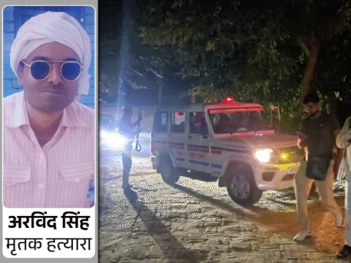 यूपी-आजमगढ़ में पत्नी-बेटे, दो पुजारियों को मारने वाले का एनकाउंटर:3 बच्चों को बंधक बनाया था, एक को गोली मारी; जवाबी कार्रवाई में मारा गया