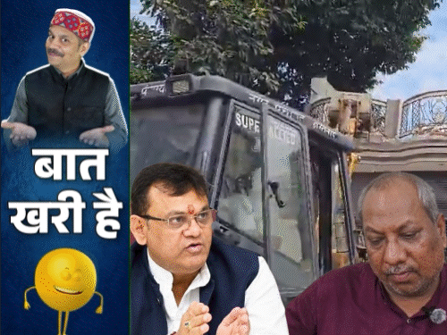 मंत्री संजय निषाद नहीं चलवा पाए बुलडोजर:BJP नेता ने पहना अखिलेश जैसा गमछा; एक कुर्सी पर बैठ देखीं कई सरकारें