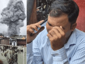 बेटे का पैर मिला, अब मलबे में शरीर की तलाश:कौशांबी में ब्लास्ट के बाद सदमे में लोग, बच्ची जिंदा बची पर बोल नहीं पा रही