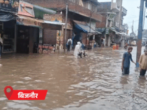 यूपी के श्रावस्ती में 400 मीटर बाइपास डूबा:प्रयागराज में सड़क पर जल रहीं चिताएं; मेरठ-गाजियाबाद में बारिश, 75 जिलों में अलर्ट