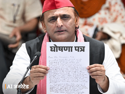 अखिलेश की नई रणनीति-75 जिले, 75 घोषणा पत्र:पहली बार ऐसा करेंगे; मुलायम के समय से एक ही मेनिफेस्टो बनता आ रहा