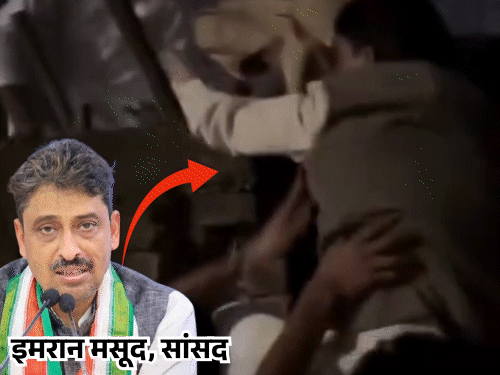 सांसद इमरान मसूद आधी रात दिल्ली की यूनिवर्सिटी में घुसे:7 फीट की दीवार फांदी, छात्रों से मिले; बाहर निकले तो पुलिस ने पकड़ा