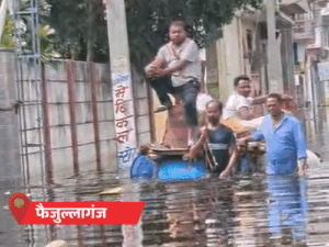 लखनऊ बाढ़-50 से ज्यादा कारें डूबीं, 3 लाख लोग प्रभावित:गोंडा में 7 हजार लोग बाढ़ में फंसे, 30 जिलों में बारिश का अलर्ट