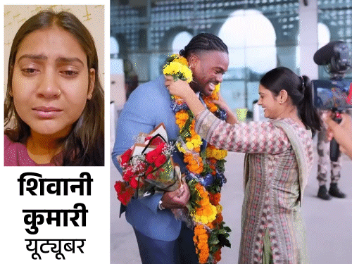 अमेरिकन इन्फ्लुएंसर और यूपी की यूट्यूबर की दोस्ती में दरार:मार्विन बोले- मेरा मजाक उड़ाया, शिवानी फूट-फूटकर रोईं, VIDEO