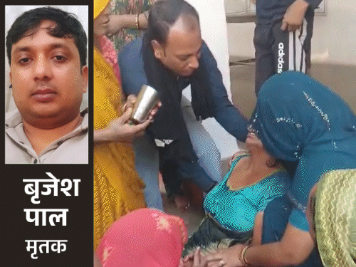 'मैडमजी' के नाम नोट लिखकर सुसाइड करने वाले की कहानी:औरैया में भाई बोला- हत्या हुई, उसने जान नहीं दी, 1 साल से अफेयर था